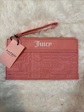 New Juicy Couture Shout it Out Wristlet